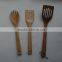 34cm long Bamboo Salad Slotted Spoon& Chef Spatula scoop