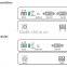 Fiber Optic Transmitter Receiver Transmit VGA Signal with 1080p with RS232