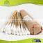 natural color disinfect plastic cotton buds tip with custom printed