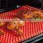 Eco-friendly silicon baking mat pyramid silicon fry baking mat
