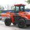 2000kg construction machinery tractor with front end loader and backhoe