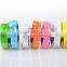 New product PU optical transparent flashing lights dog collar