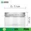 120ml food grade round shape emtpy pet small plastic cosmetic jar
