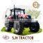 China famous SJH135hp 4wd farm wheel tractor with implements