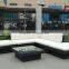Outdoor Corner Rattan Sofa Set PE Wicker Garden Furniture