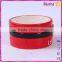 Christmas design red round ceramic pet bowl