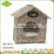 Custom outdoor indoor durable willow woven pet dog house wicker cat house