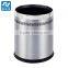 Stainless steel waste bin for both kitchen and bathroom