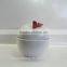 Nice Ceramic Jars White Apple Shape Candy Jar