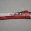drop forged Carbon Steel Pipe Wrench with dipped handle