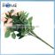 Factory wholesale fake flower,home or wedding decoration rose flowers artificial bouquet, silk flowers artificial wall