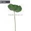 Artificial PU green lotus leaf for floral arrangement and garden decoration