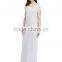 new model casual long dresses Women's Short Sleeve Loose Casual Plain floor length Maxi long dress muslim casual