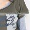 The spring Of 2015 Khaki flower grey sweater three piece sport suit HSS9241