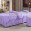 Upscale beauty salon massage bed linen, cotton bed linen SPA Body