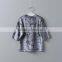2017 Girls pullover velvet short sleeve t shirt childrens plain hip hop T-shirt