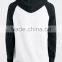 Custom fashion printed hoodie with different colored sleeves