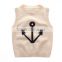 baby kids wool cashmere Sweater V neck sleeveless pullover knitwear