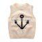 Baby Kids Wool Cashmere Sweater V Neck Sleeveless Pullover Knitwear