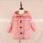 Korean children's clothing for girls velvet added jacket Vintage Art coat 88018