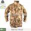 Hot sale merino wool camouflage printing jacket tactical uniform jacket ,men camouflage jacket