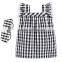 ShiJ Baby Dresses Set 0~3T Polka Dots Striped Cotton Toddler Girl Clothing