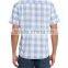 Green Solid Regular Short Sleeve Buttoned Shirt