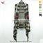 Women Plaid Winter Coats Mexican Poncho