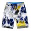 Summer Casual Style Cotton Printed Canvas Short Design Colorful Men Beach Pants