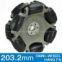 203.2mm aluminum double omni wheel QLM-20