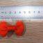 Low price hotsell black elastic tied satin ribbon bow