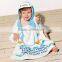 reative printed baby poncho towel