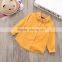 Autumn Children's Boutique Clothing Wholesale Infant Girls Cotton Top Baby corduroy Long Sleeve Ruffle Shirt