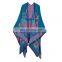 Europe And Winter Thickening Warm Shawl Cloak Coat Ladies Scarf