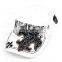 Rhinestone Fleur De Lis Visor Black Pink Khaki Tan Mint Green Blue White Cotton Fashion Girl Sun Visor