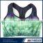 Custom ladies activewear elastic running fitness yoga sexy sports bra