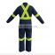 High-vis long-sleeve workwear fireproof reflective safety coverall