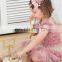 Vintage Baby Girls Dress ,Ivory Rustic Layered chiffon Baby Dress ,Flower Girls dress