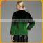 Top quality colourful women warm rabbit fur coat