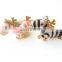 Trendy colorful Crystal Animal Toy Hobbyhorse Enamel Brooch Pin Horse Decoration Garment Accessories