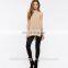 2017 New Design Women Elegant Turtleneck Chiffon Blouse Sleeveless Shirt