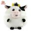 2017 New Style Lovely Wholesale Cheap Soft Cute Cow Plush Stuffed Animal Toy Cow