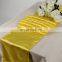 cheap wedding yellow satin table runners knitting pattern