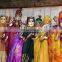 5 Pair of Rajasthani Indian Puppets Home Decorative Decor Marionettes Kathputli INDIAN DOLL COUPLE HOME DECOR VINTAGE Wholesale