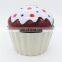 Amazing cute cup cake shape empty tin packaging box for food storage