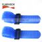 Wholesale hook and loop strap/nylon hook&loop band with plastic buckle