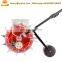 Hand push manual one row corn planter with fertilizer box precise seeder machine