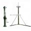 Portable outdoor 33ft antenna tower with lightning rod