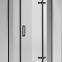 6mm Tempered Glass Shower Enclosure Diamond Shape Two Fixed Panels One Pivot Doo