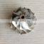 RHF5V 39.98/56.00mm 7+7 Blades High Performance Turbo Billet/milling/aluminum 2618 Compressor Wheel for VB13